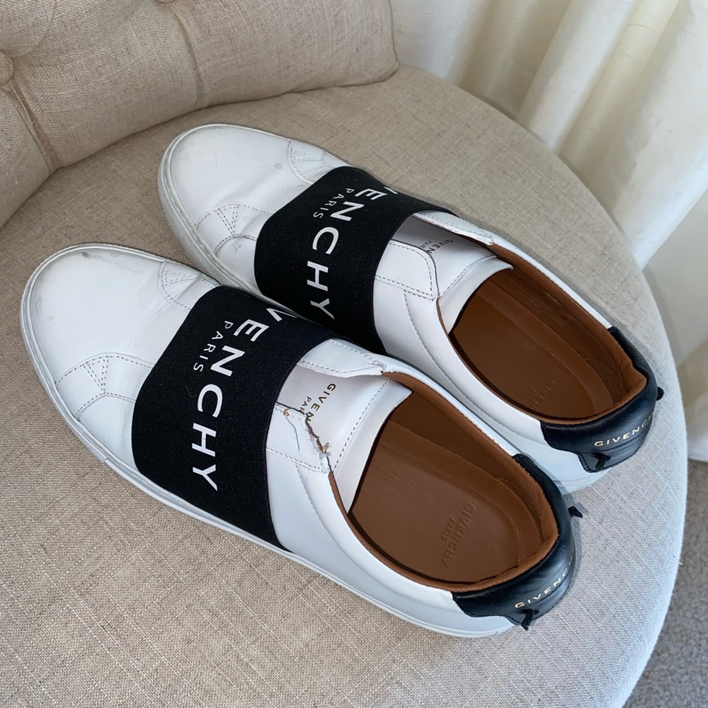 Givenchy logo strap slip on sneaker